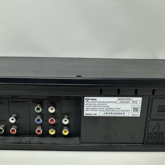 FUNAI DV220FX5 DVD VCR Combo Player Recorder Tested With Remote Manual Works - Picture 14 of 15